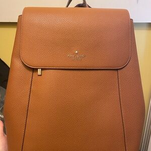 NWOT Kate Spade Tan Leather Backpack